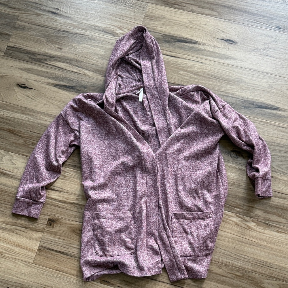 Lularoe Cozy Collection Heathered Pink Cardigan - Size L